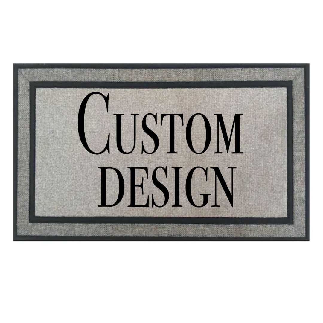 Rubber Doormat| "Custom"