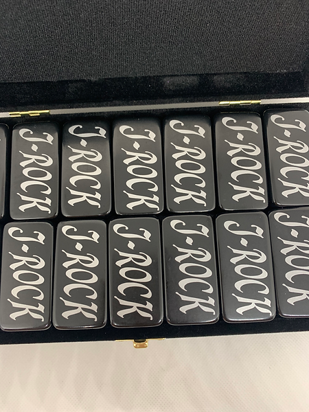 Black Double 6 Dominoes