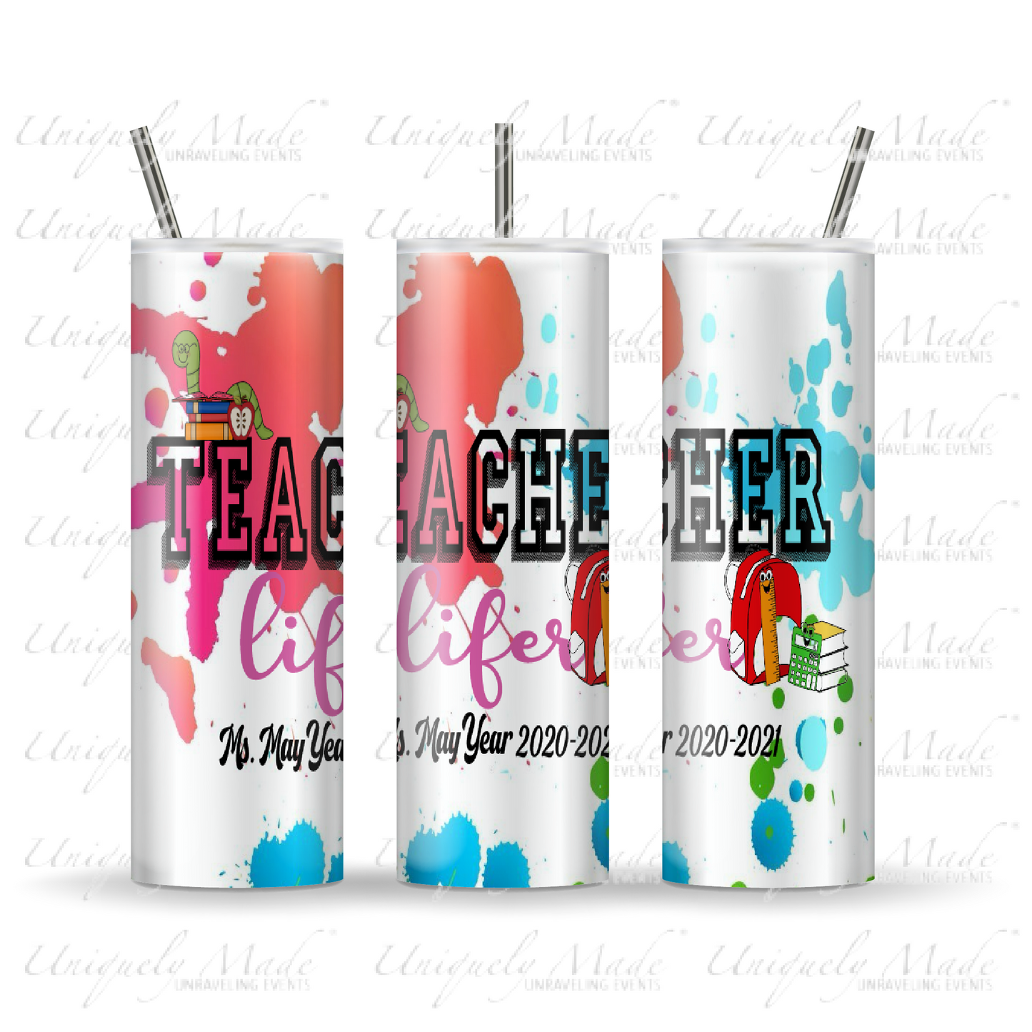Teacher Appreciation Skinny Tumbler