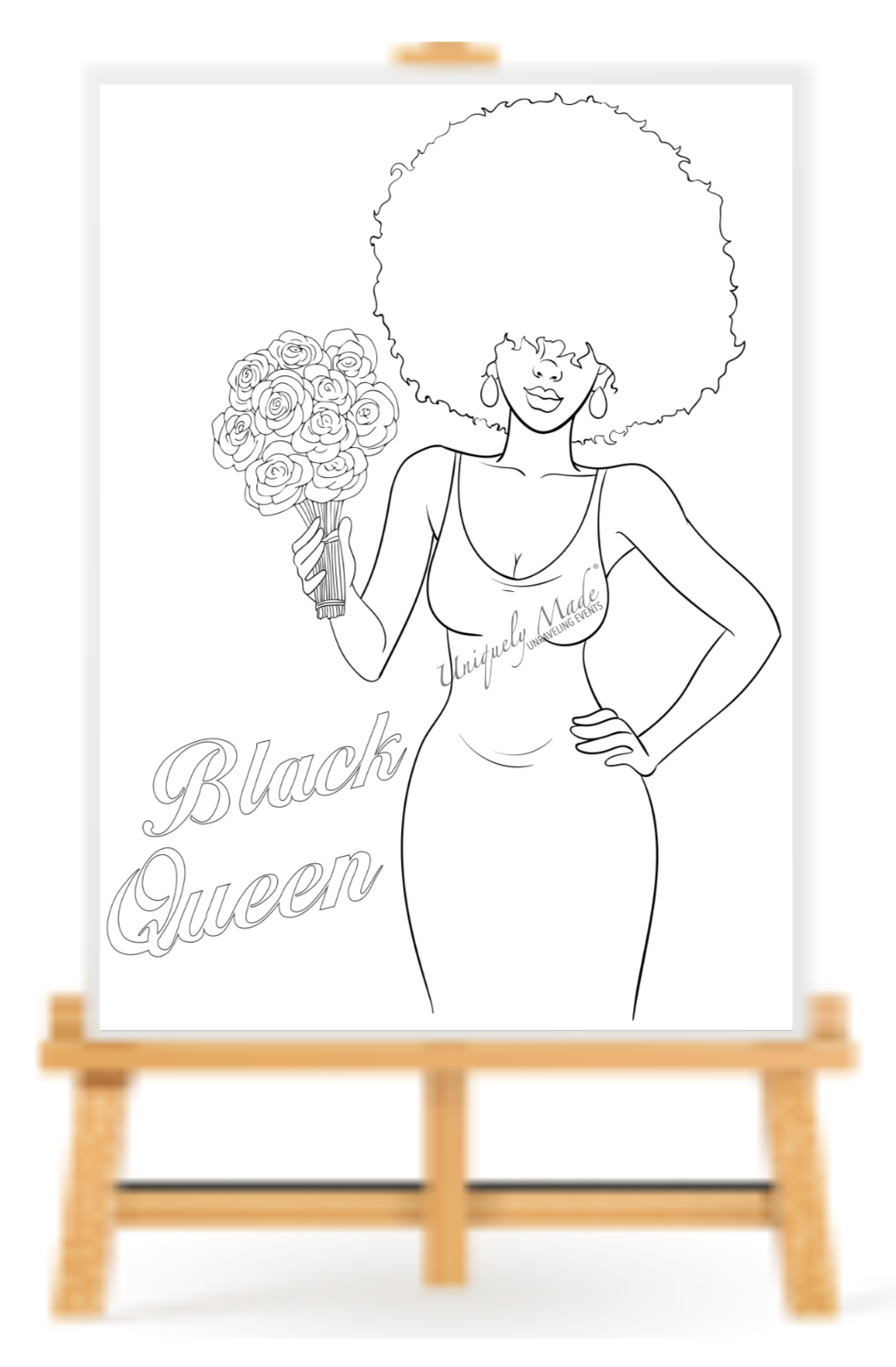 Black Queen Paint Kit