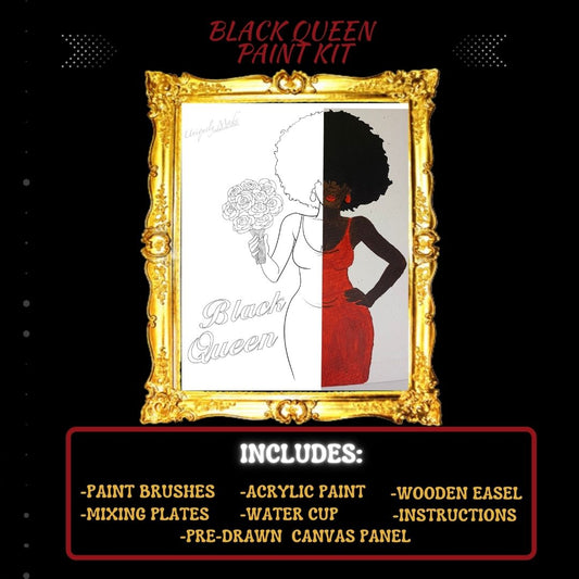 Black Queen Paint Kit