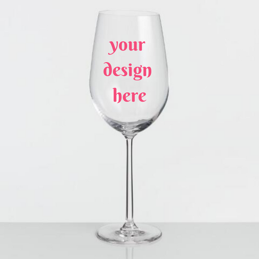 Custom Stem Wine Glass